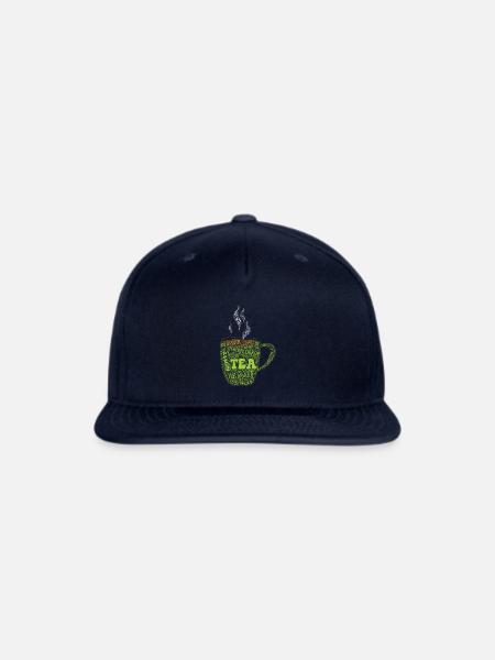 Cuppa Tea Lovers Pekoe Assam Darjeeling - Snapback Baseball Cap - navy