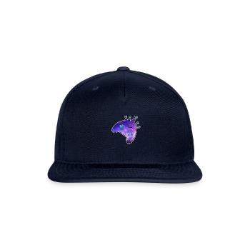Split Screen Nebula - Snapback Baseball Cap - navy - Front