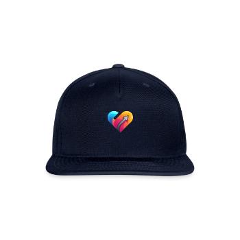 Love sign - Snapback Baseball Cap - navy - Front