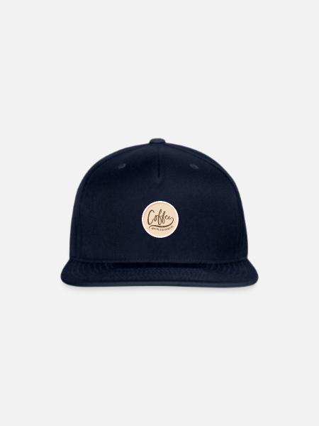 Coffee Keeps Me From Hurting You - Snapback Baseball Cap - navy