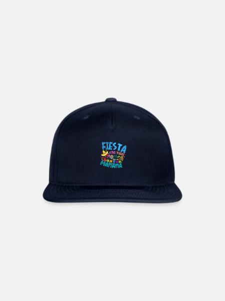 Fiesta Like There Is No Manana - Snapback Baseball Cap - navy