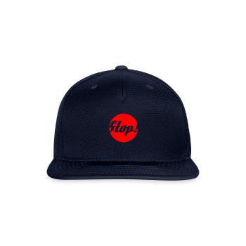 Twisted Stop Sign - Snapback Baseball Cap - navy - Front