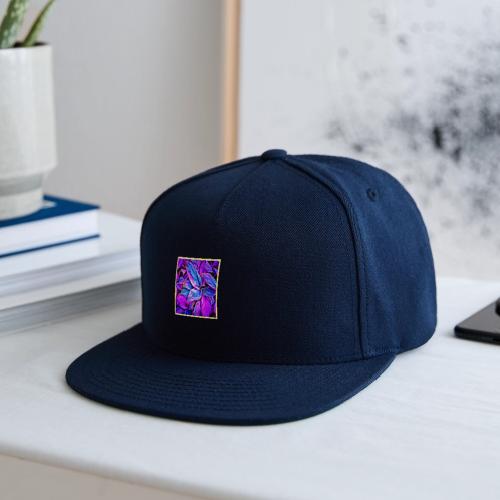 Vibrant Neon Foliage Pattern - Snapback Baseball Cap