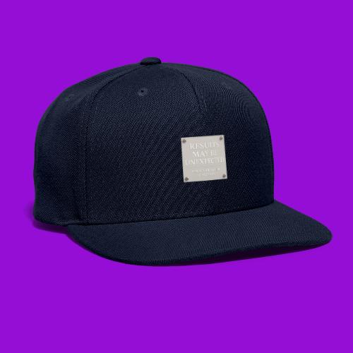 Results - White - Snapback Baseball Cap