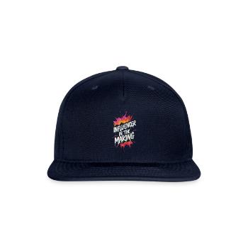 Influencer in the making - Snapback Baseball Cap - navy - Front