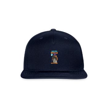 Cat Witch Occult Gothic Dark Satanic Unholy Witch - Snapback Baseball Cap - navy - Front