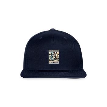 Barefood Lifestlye Ntural Foot Health Foot - Snapback Baseball Cap - navy - Front