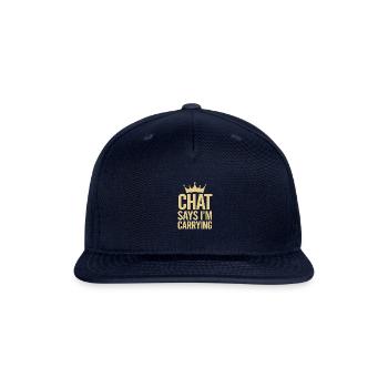 Gaming Streamer Live Streaming Gamer Content - Snapback Baseball Cap - navy - Front