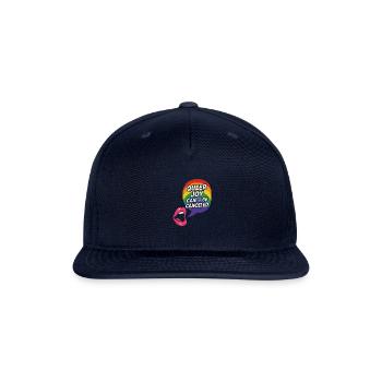 Queer Pride Queer Joy LGBTQ+ Affirmation Trans - Snapback Baseball Cap - navy - Front