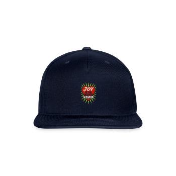 Queer Pride Queer Joy LGBTQ+ Affirmation Trans - Snapback Baseball Cap - navy - Front