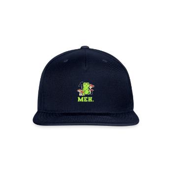 Meh Biology Student Gift - Snapback Baseball Cap - navy - Front