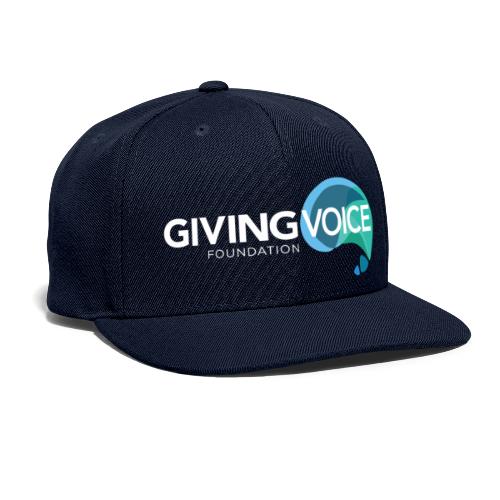 Giving Voice Logo with White Text - Snapback Baseball Cap
