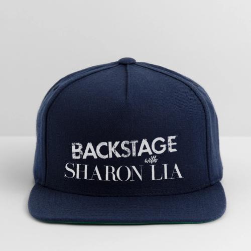 Backstage With Sharon Lia - White - Snapback Baseball Cap