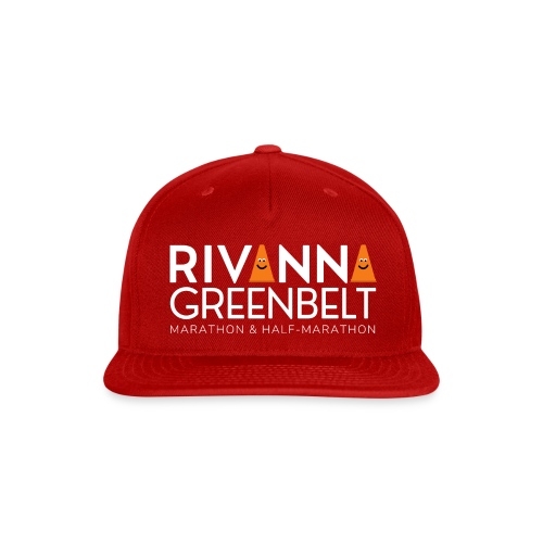 RIVANNA GREENBELT (all white text) - Snapback Baseball Cap