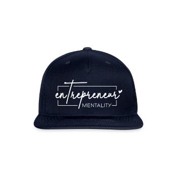 Entrepreneur Mentality - Snapback Baseball Cap - navy - Front