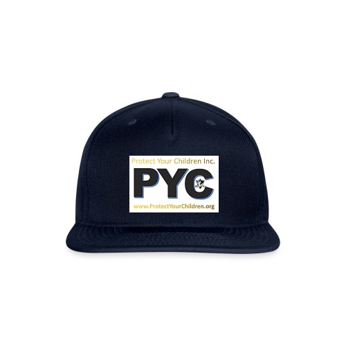 PYC Logo on the front and Happy Kids on the back - Snapback Baseball Cap