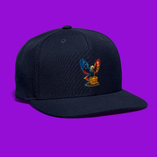 Veterans Press & Bald Eagle Flag 2 Print Set - Snapback Baseball Cap