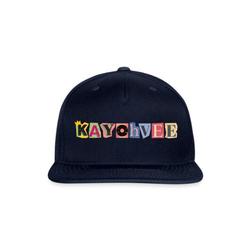 KAYOHVEE SCRAPBOOK CAMO (Double Sided + Sleeve) - Snapback Baseball Cap