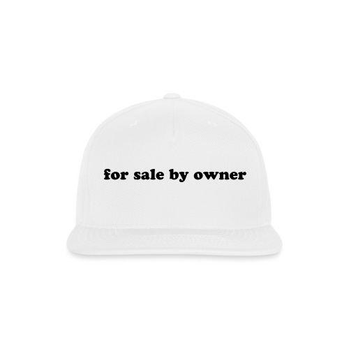 for sale by owner - Snapback Baseball Cap