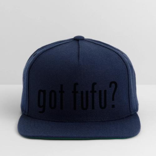 gotfufu-black - Snapback Baseball Cap