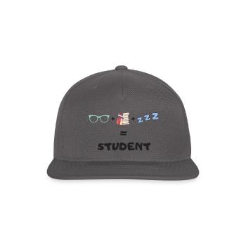 I'm a Student - Snapback Baseball Cap - dark grey - Front