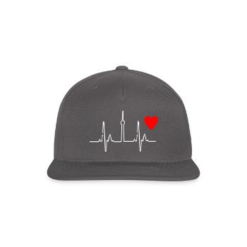 Berlin - Snapback Baseball Cap - dark grey - Front