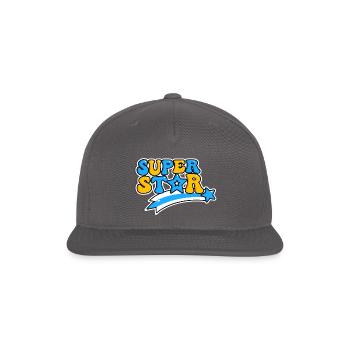 Pop Art Superstar - Snapback Baseball Cap - dark grey - Front
