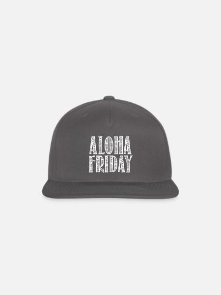 Aloha Friday - Snapback Baseball Cap - dark grey