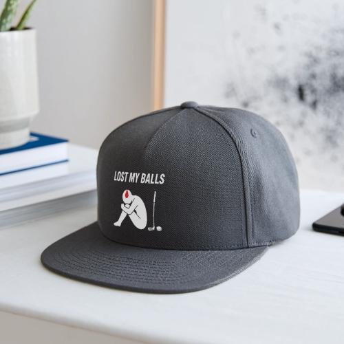 Lost My Balls Rude Humor Golfer Quote - Snapback Baseball Cap