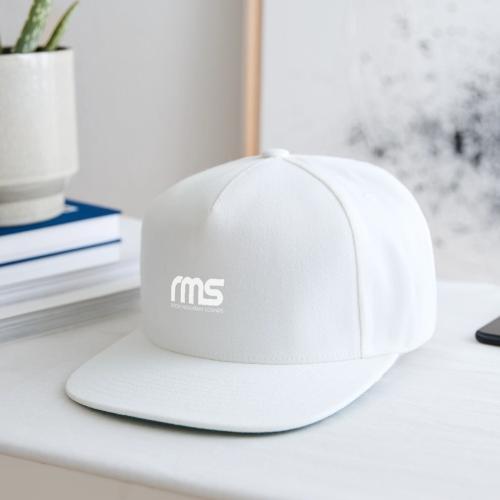 RMS White classic logo - Snapback Baseball Cap