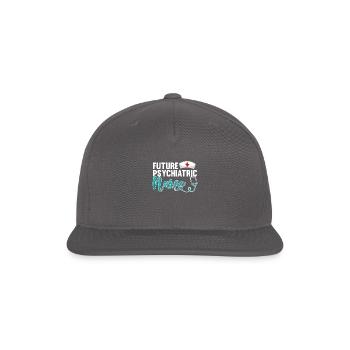 Nurse Nursing Psych Nurse - Snapback Baseball Cap - dark grey - Front