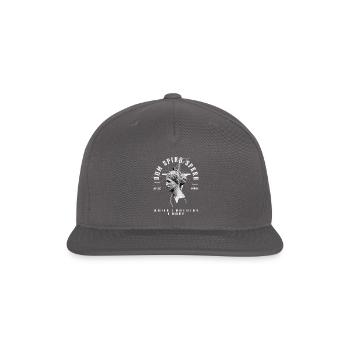 Latin Quote Dum Spiro Spero - Snapback Baseball Cap - dark grey - Front