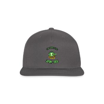 The terrifying ZOM-BEE - Snapback Baseball Cap - dark grey - Front