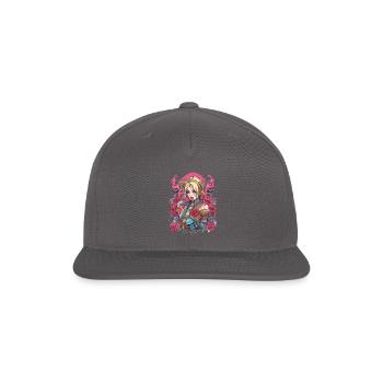 Hard Core - Snapback Baseball Cap - dark grey - Front