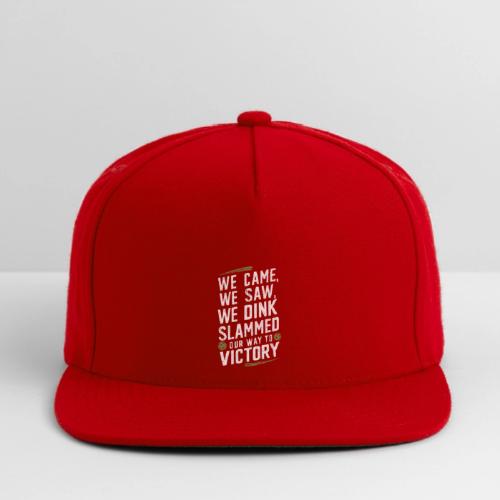 Dink Your Way to Victory! Funny Pickleball Design - Snapback Baseball Cap