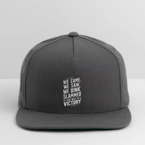 Dink Your Way to Victory! Funny Pickleball Design - Snapback Baseball Cap