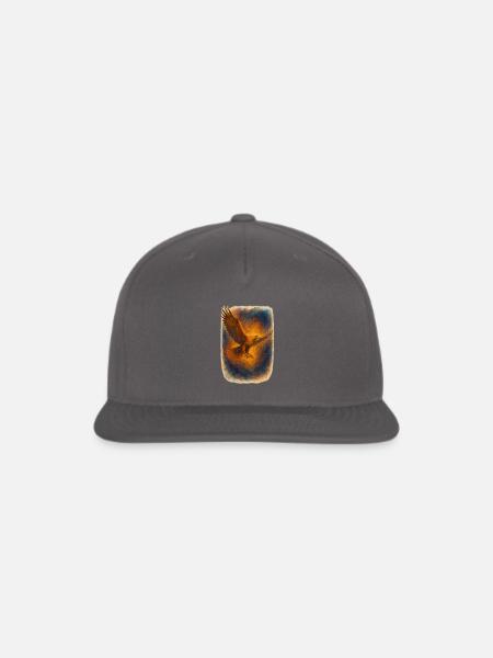 Eagel - Snapback Baseball Cap - dark grey