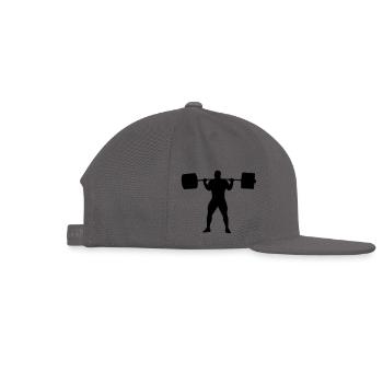 Deep Squat - Snapback Baseball Cap - dark grey - Right