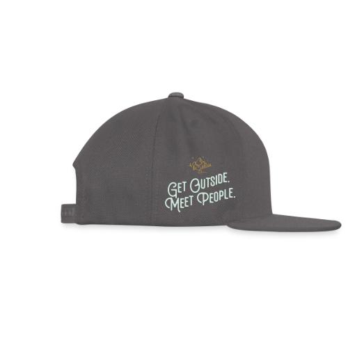 Get Out. Meet People. Reversed - Snapback Baseball Cap