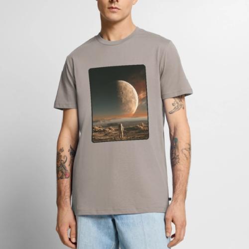 Astronaut on an Alien Moon - Men's Premium T-Shirt