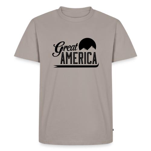 Great America Logo Black 01 - Men's Premium T-Shirt