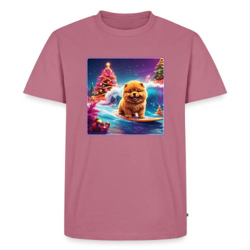 Chow Christmas Surf - Men's Premium T-Shirt