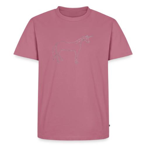 unicorn outline - Men's Premium T-Shirt