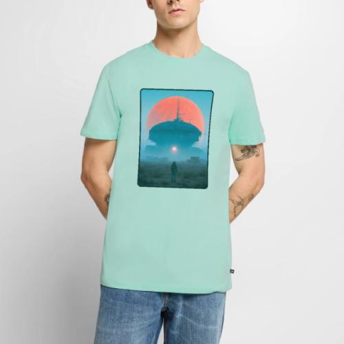 Astronaut Alien Outpost Design - Men's Premium T-Shirt