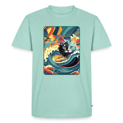 Wavecat Beach - Men's Premium T-Shirt