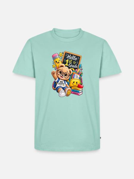 Go to school 🎒 - Men's Premium T-Shirt - mint