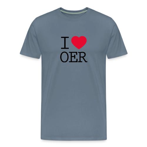 I love OER - Men's Premium T-Shirt