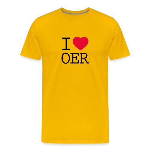 I love OER - Men's Premium T-Shirt