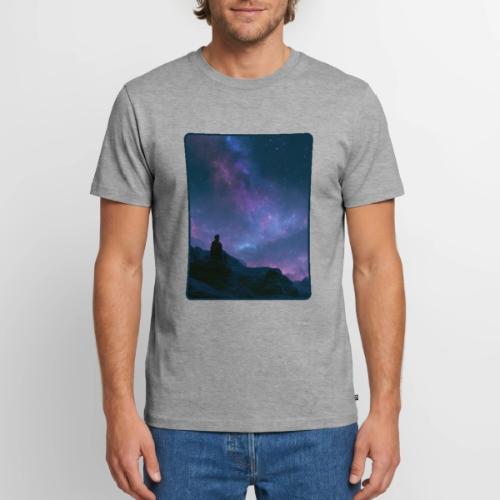 Stargazer Nebula Night Sky Art - Men's Premium T-Shirt