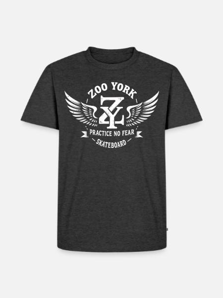 Zoo York Wings - Men's Premium T-Shirt - heather anthracite